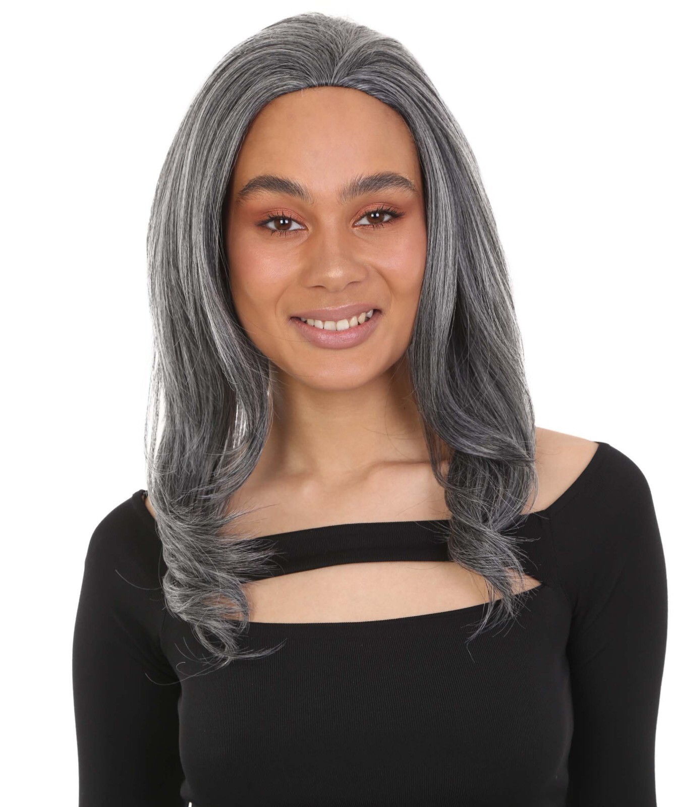 LUXLUXE Leal Curly Layer 18″ Half Wig Mix Human Hair and Synthetic Fiber