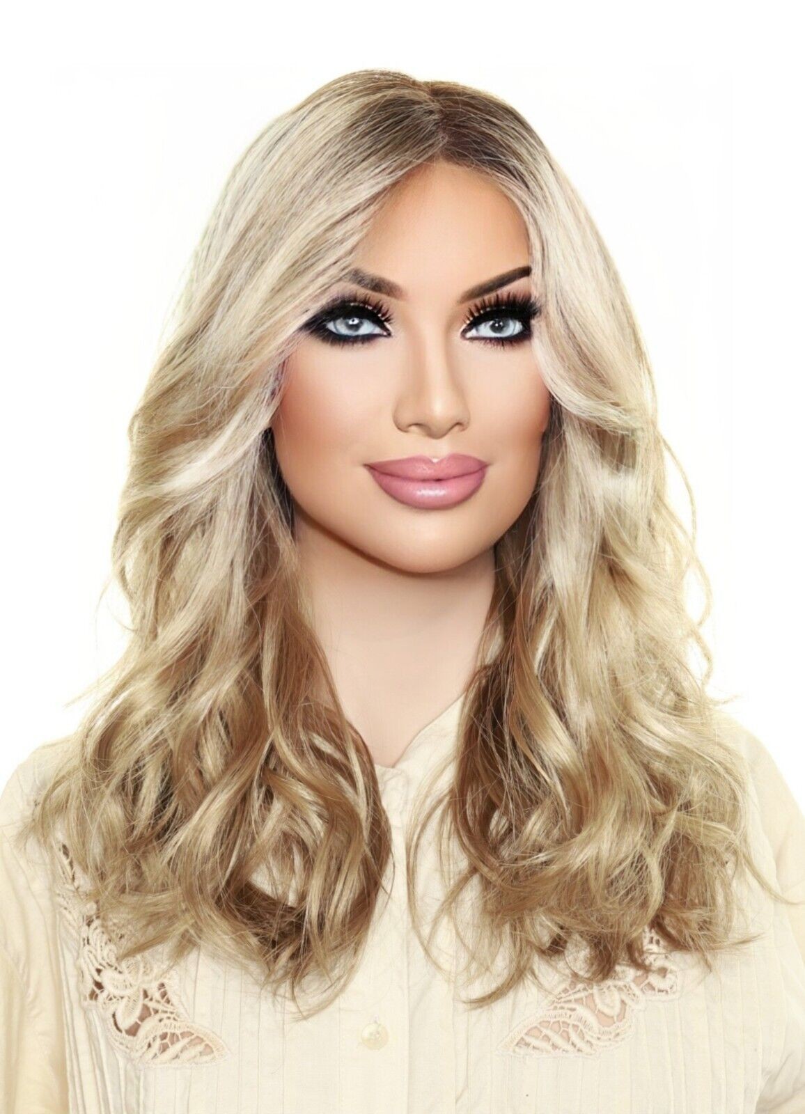 Bryce | Jon Renau Wigs | Lace Front MonoPart | Venice Blond | 22F16S8