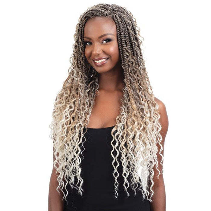Freetress Synthetic Crochet Braids – 3X REBEL BOHO MERMAID BRAID 24″
