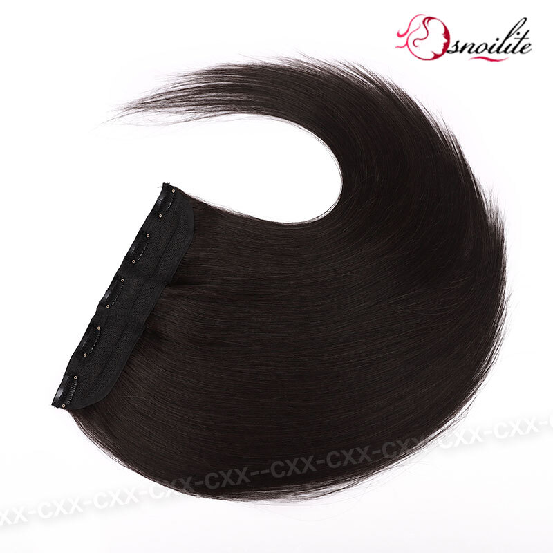 Thick Long Ombre One Piece 3/4 Full Head Clip In HUMAN REAL REMY Hair Extensions