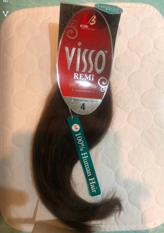 New With Tags-14 inch Bobbi Boss Visso Remi 100% Human Hair Natural Yaky Color 4