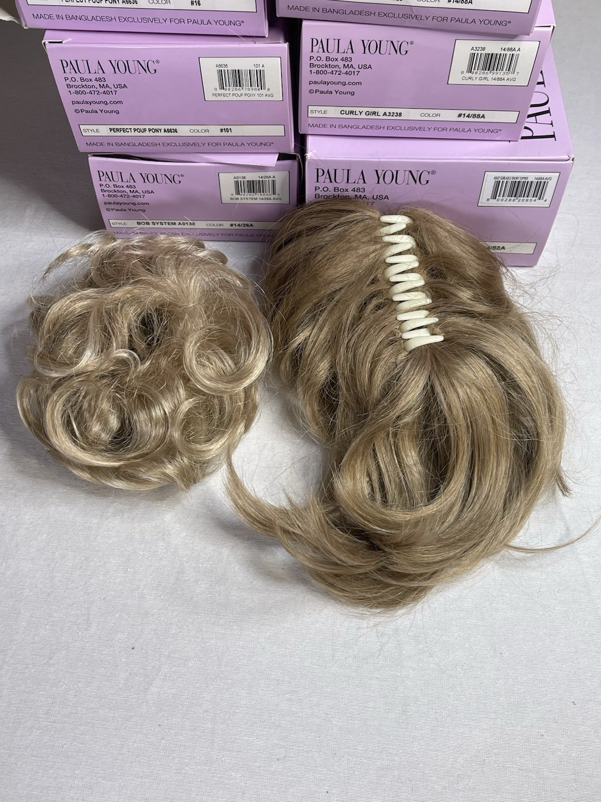 The “PAULA YOUNG” Beautiful Hair Wig Toppers LOT OF 10 Multiple Colors & Styles!