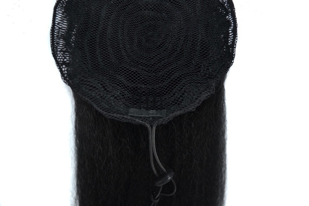 22″ Yaki Curly Drawstring Ponytail Thick Hair Extension Hairpiece Long Ponytail