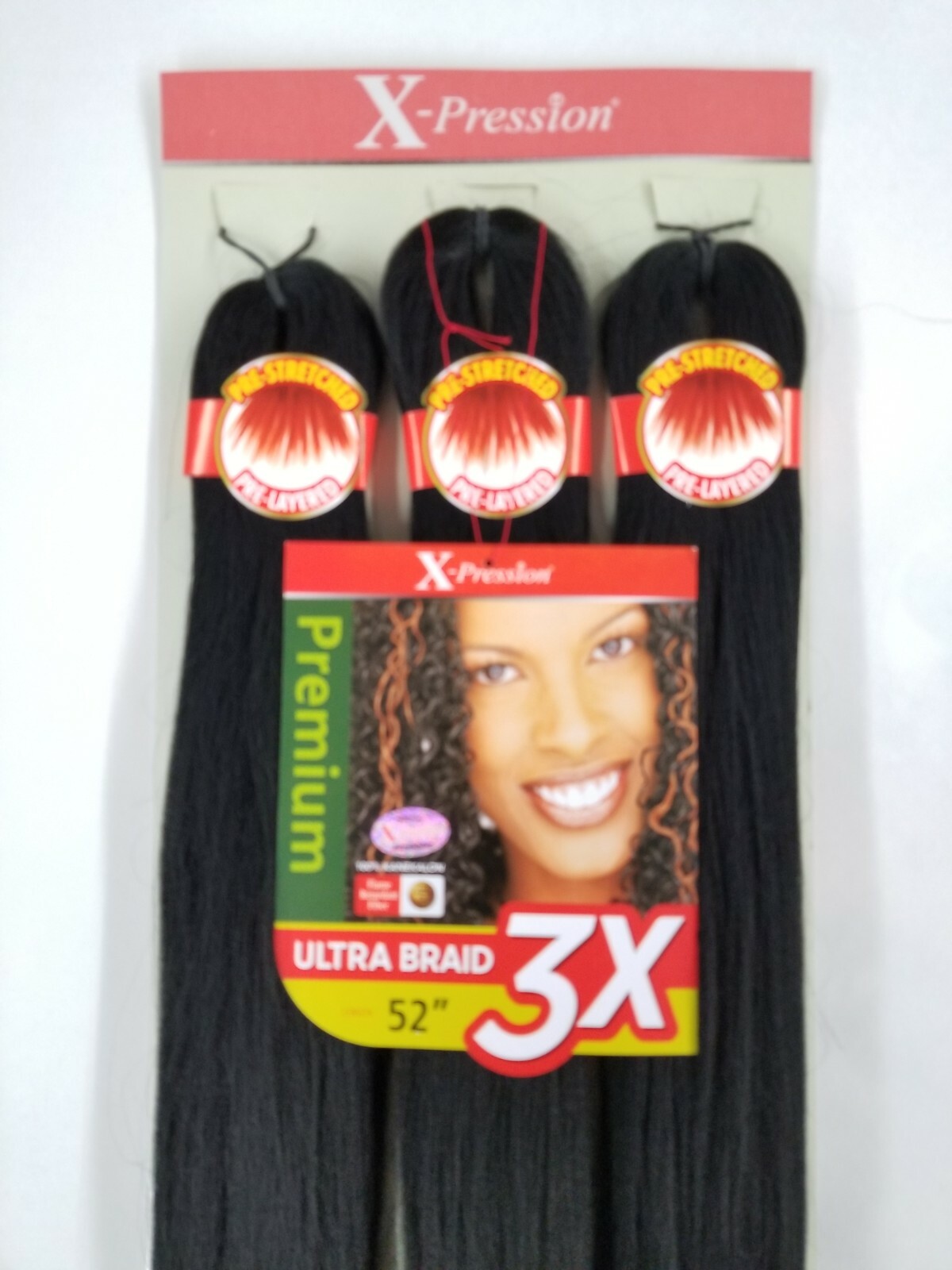 OUTRE Braids X-Pression Kanekalon 3X Ultra Pre-Stretched Braid 52″
