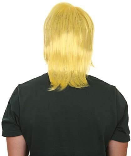 Tokyo Style Yellow Asian Halloween Wig | Premium Breathable Capless Cap HM-265