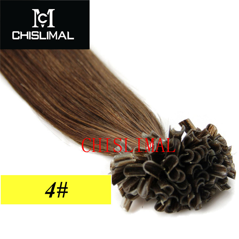 7A U/Nail Fusion Keratin Tip Remy Human Hair Extensions 16″18″20″22″24″26″ 100s