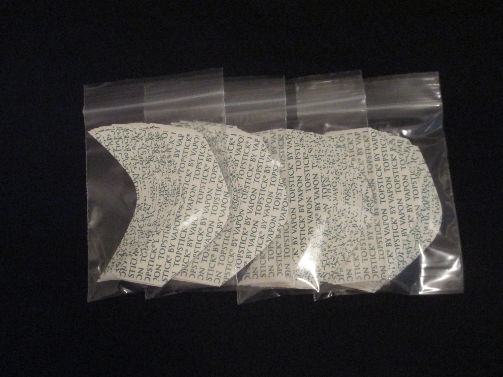 Vapon Topstick Custom Cut Front”B Curve”200 Piece Clear,Double Sided Tape ~Wigs.