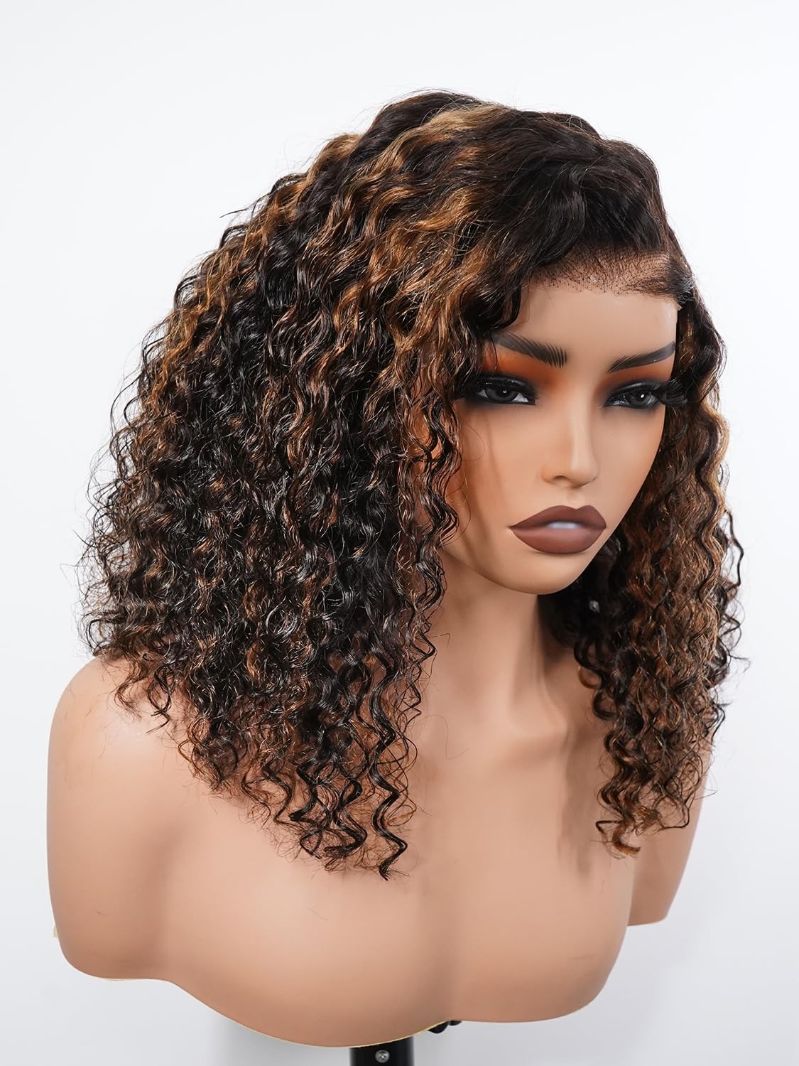 Isee Hair Highlight Glueless Bob Wigs Human Hair Pre Plucked Pre Cut 2/30 Honey