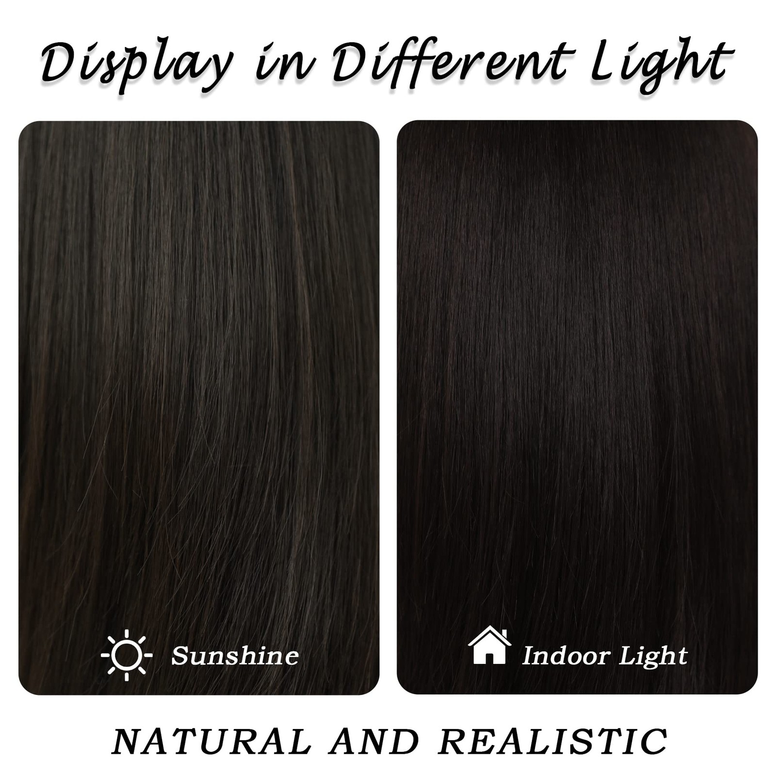 Long Natural Black Wig with Bangs Straight Wigs for Women,Heat Resistant Laye…