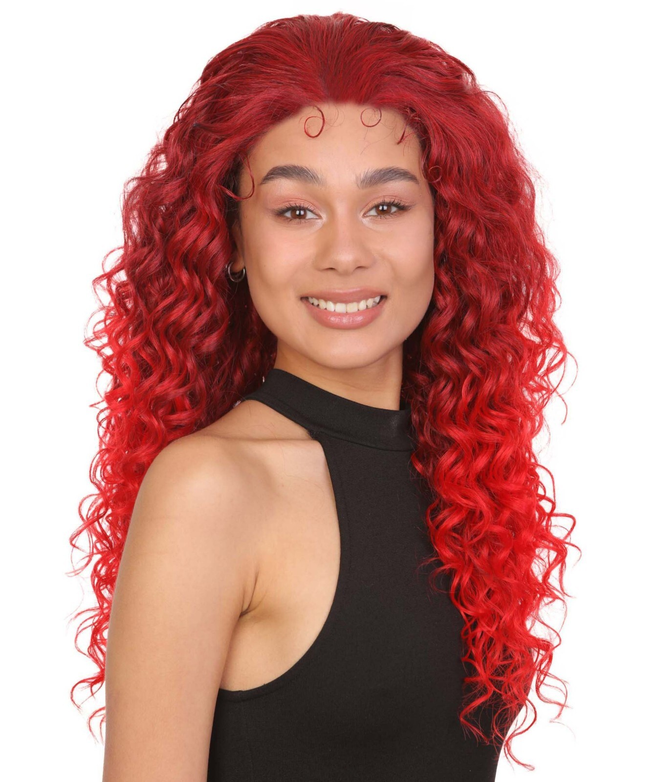LUXLUXE Carrie Curly 24 in Lace Front Wig Heat Resistant Synthetic Fiber BL-0159