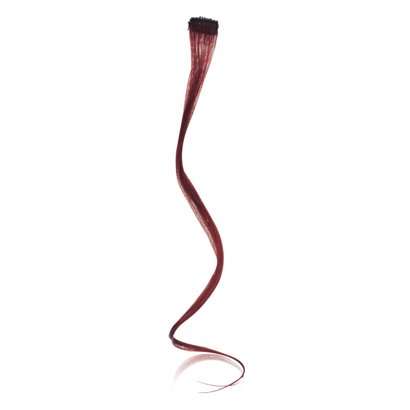 Lord Cliff 100 Human Hair Highlight Clip-In Extension 18 Inch Winered Brand New