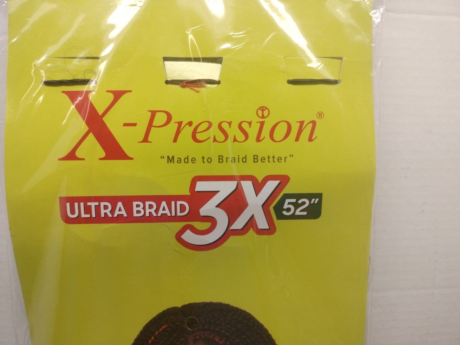 2 Outre X-pression 52″ Hair Extensions Ultra Braid Pre-Stretched 2T1B/350