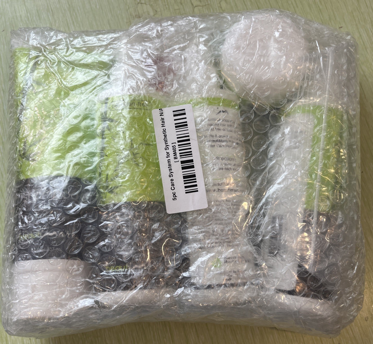 5pc Care System for Synthetic Hair by BEAUTIMARK Wig Shampoo Conditioner Style