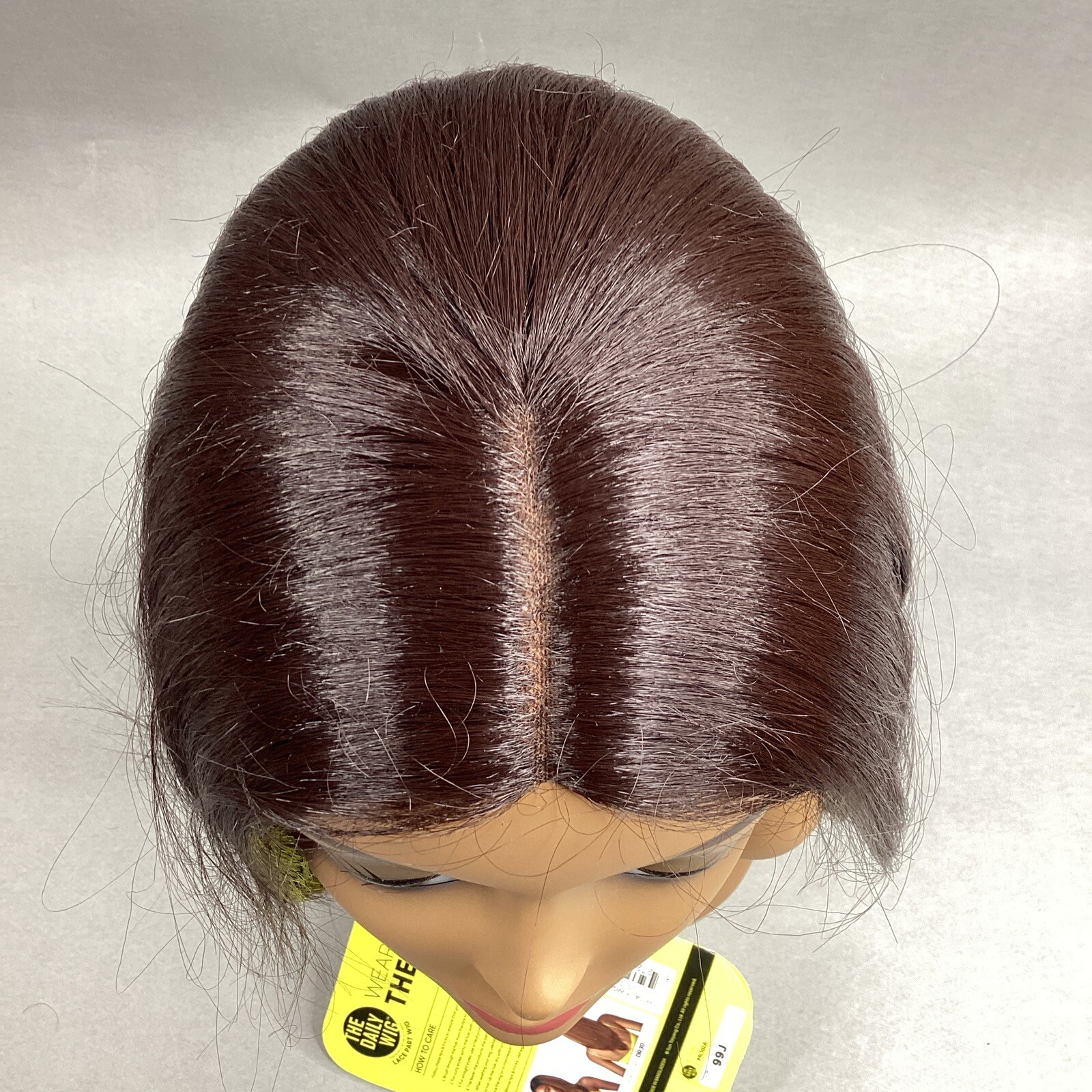 Moira Long Straight #99J Dark Plum Premium Synthetic Lace Part Wig