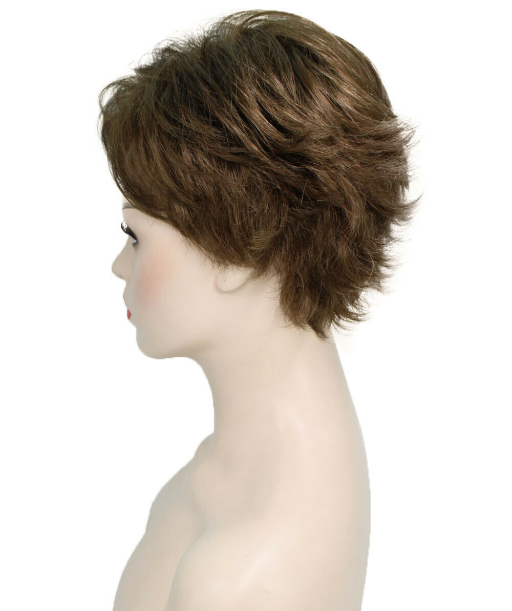 Dorothy – Straight Kanekalon Synthetic Fiber Full Wig, 2-4.5 in, Light Brown