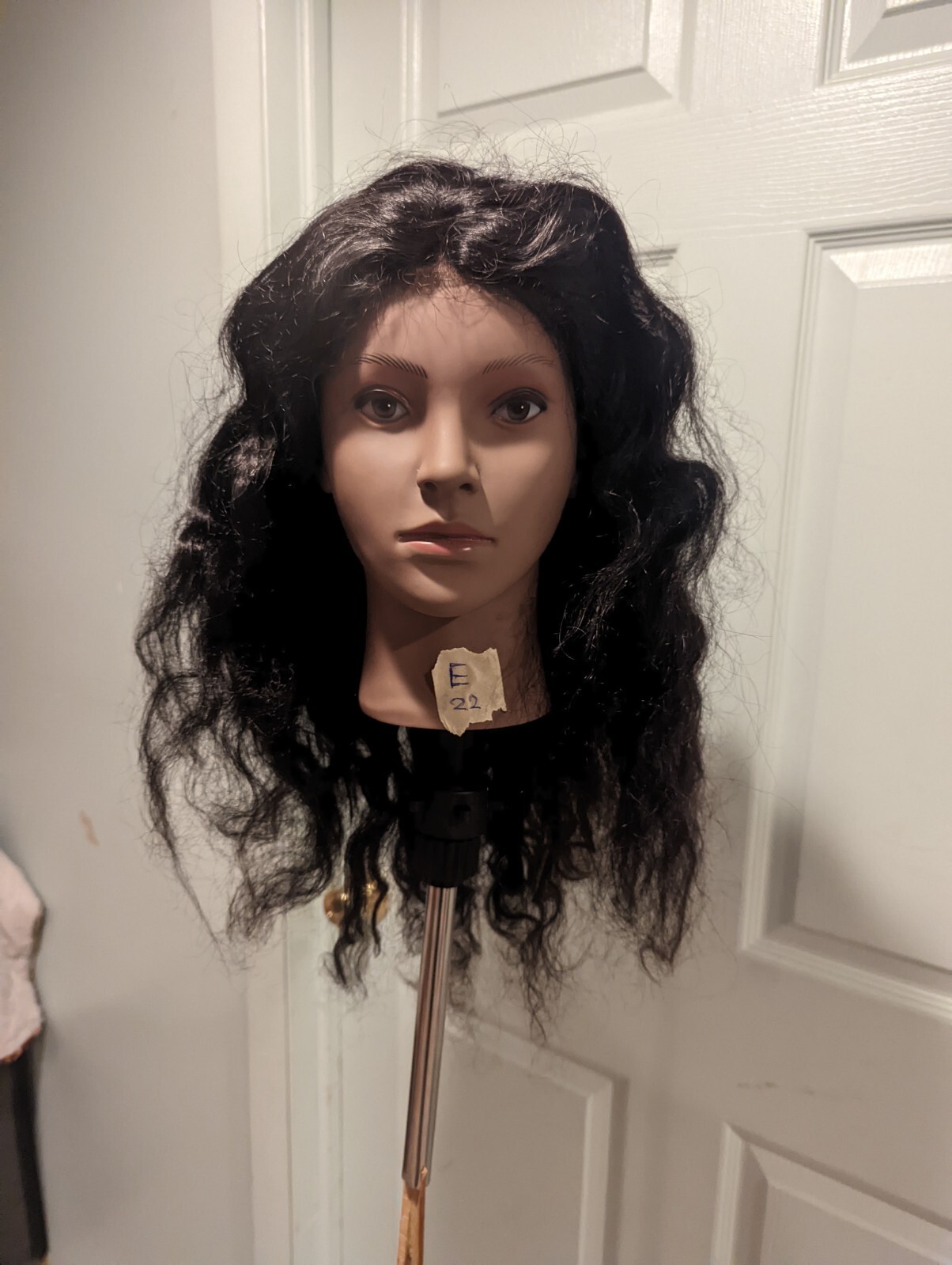 High Quality regular Top 22 to 24″ curly wavy 100% Virgin Human Hair Lace Wig