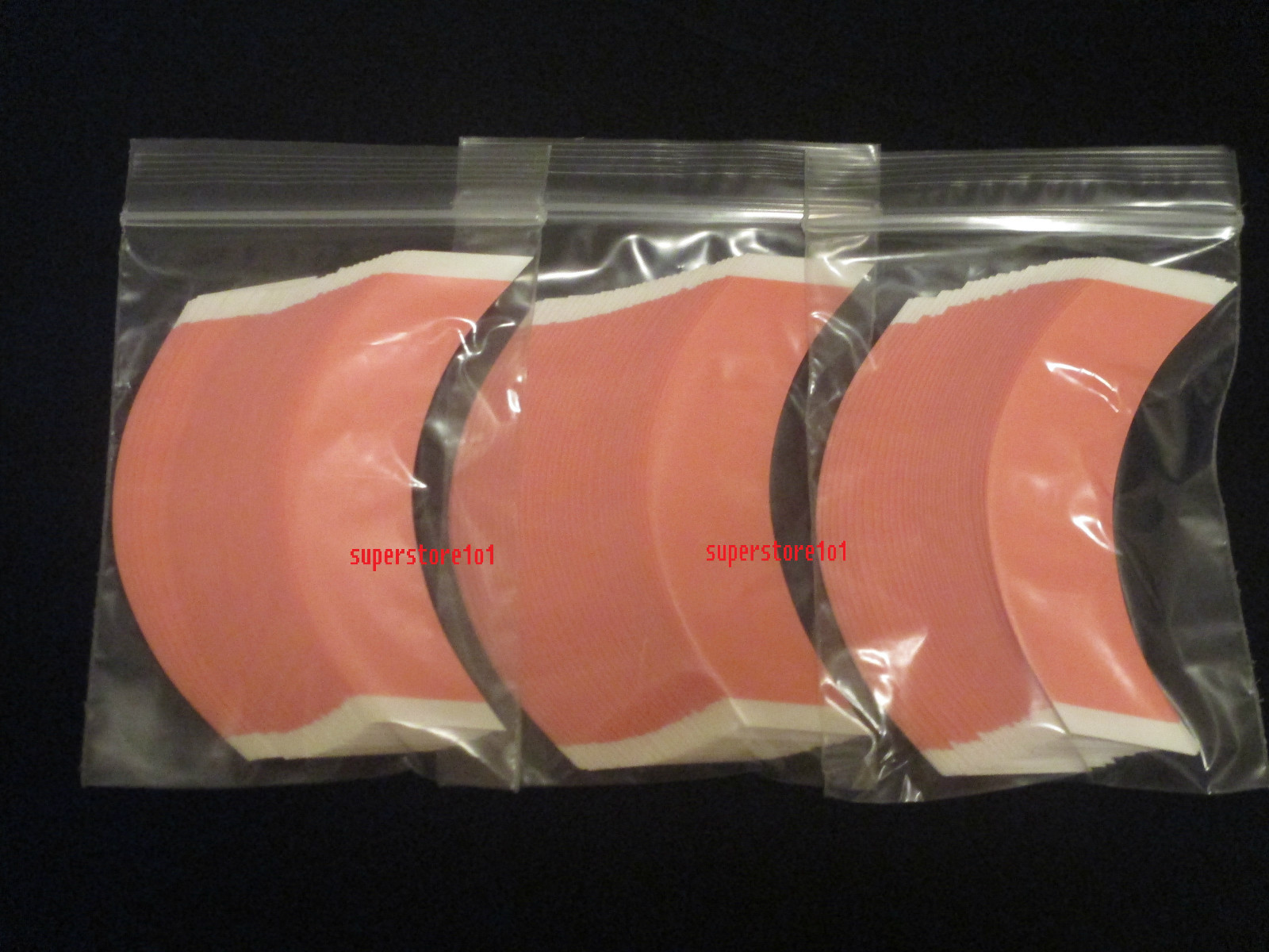 Walker “CC” Contour Sensi -Tack Red Liner Tape ( 108 Strips ) ~ Wigs & Toupee.