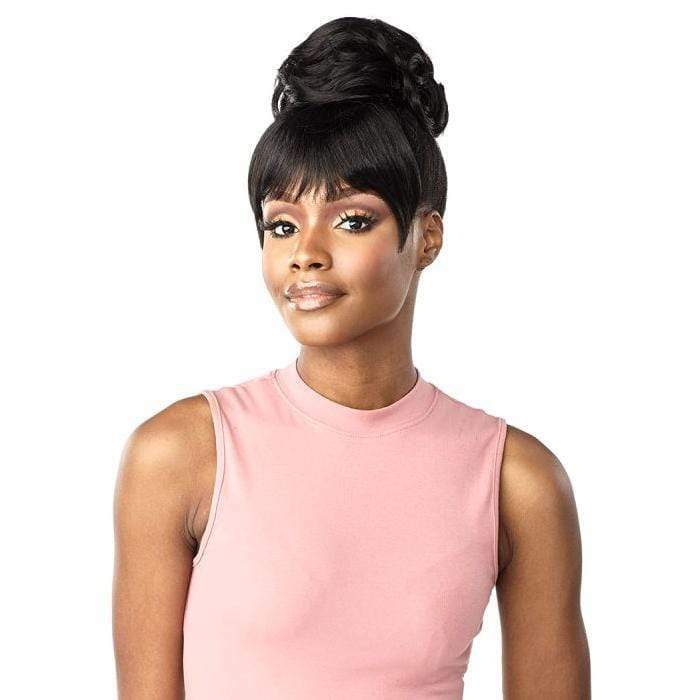 SENSATIONNEL SYNTHETIC HAIR INSTANT BUN WITH BANG – ILA