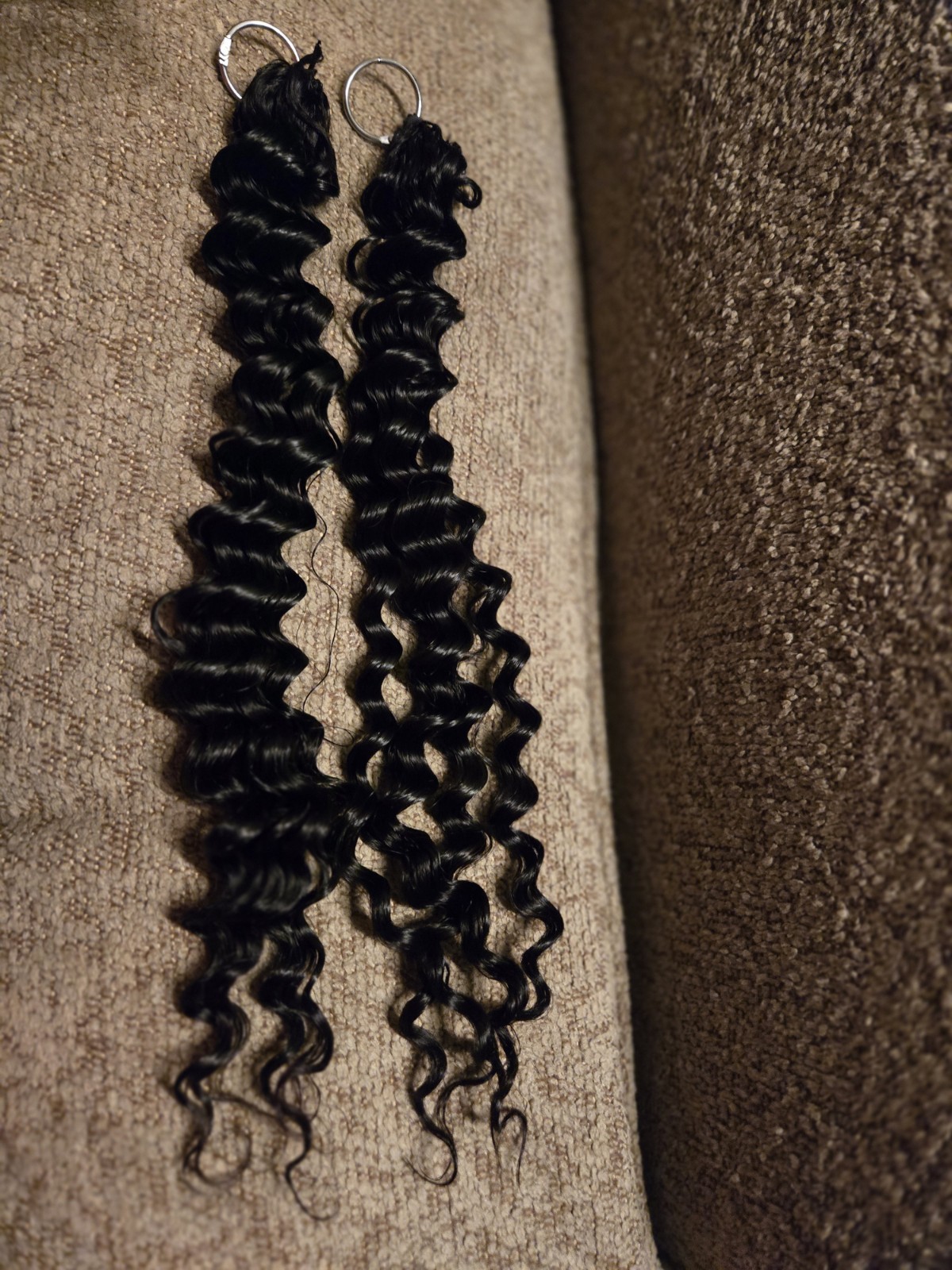 Feather Crochet Deep Wave Human Hair Miracle Knots Pre Separated 50g 22″ 1B