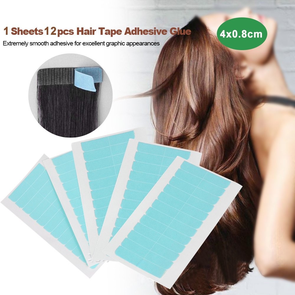 Double Sided Adhesive Pre-Cut Glue For Tape in Hair Extensions Skin Wefts JQ