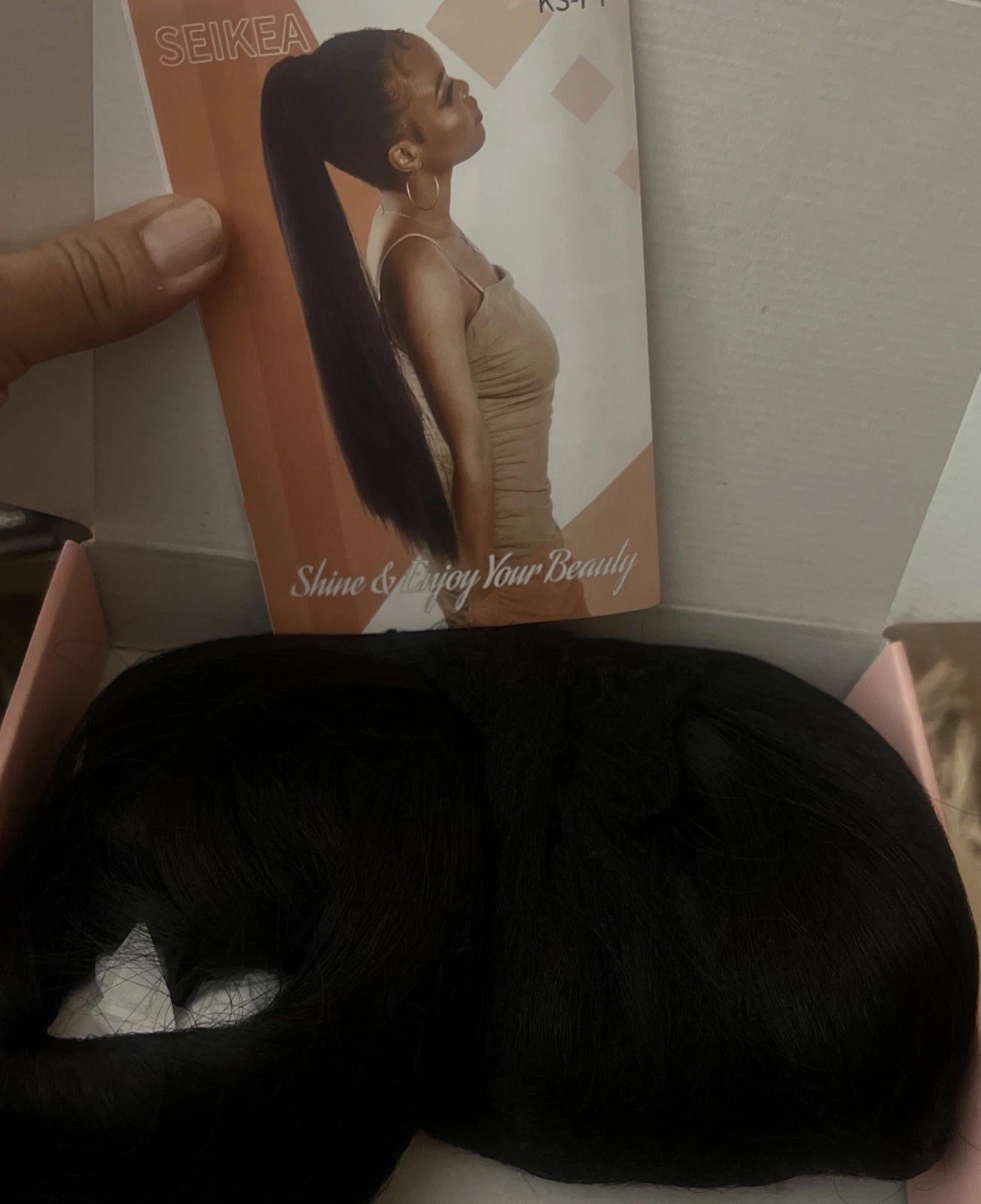 Seikea Thick Hair Extensions Black Brown Opened But New Great For Halloween Too