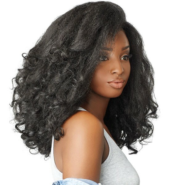 SENSATIONNEL SYNTHETIC INSTANT WEAVE CURLS KINKS&CO HALF WIG – RAIN MAKER