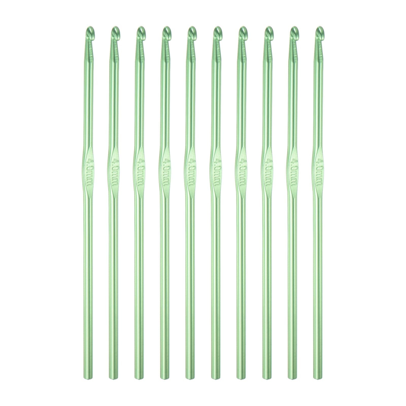 uxcell Aluminum Crochet Hook 4mm US Size G (Size 6) Knitting 4mm, Green