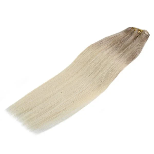 Sunny Hair CLIP-IN 22″ Dark Gold to Light Blonde Human Hair Extensions CP NORDIC