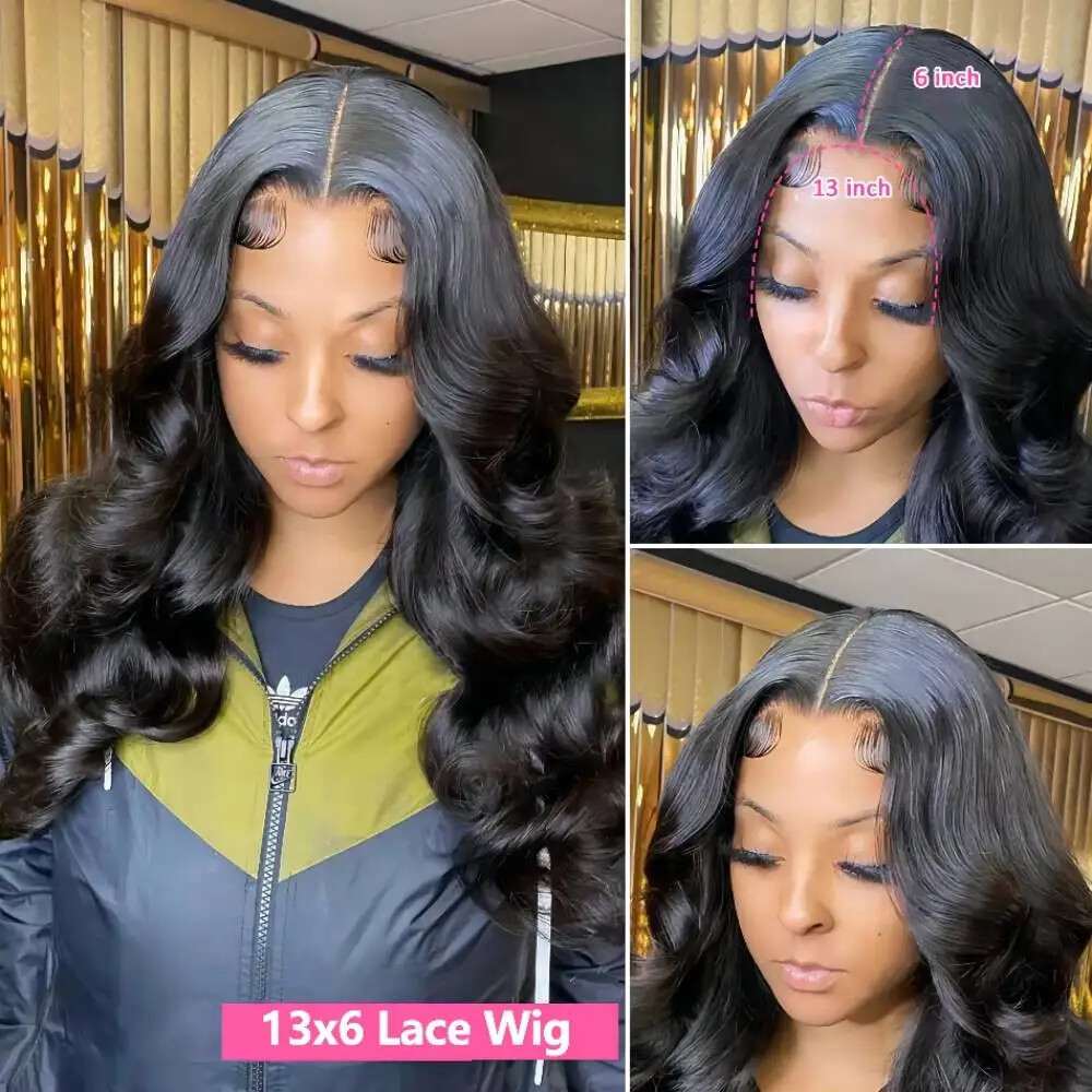 13×4 13×6 Lace Front 360 Lace Frontal Wig Human Wigs Women 5×5 Wig 200 Density