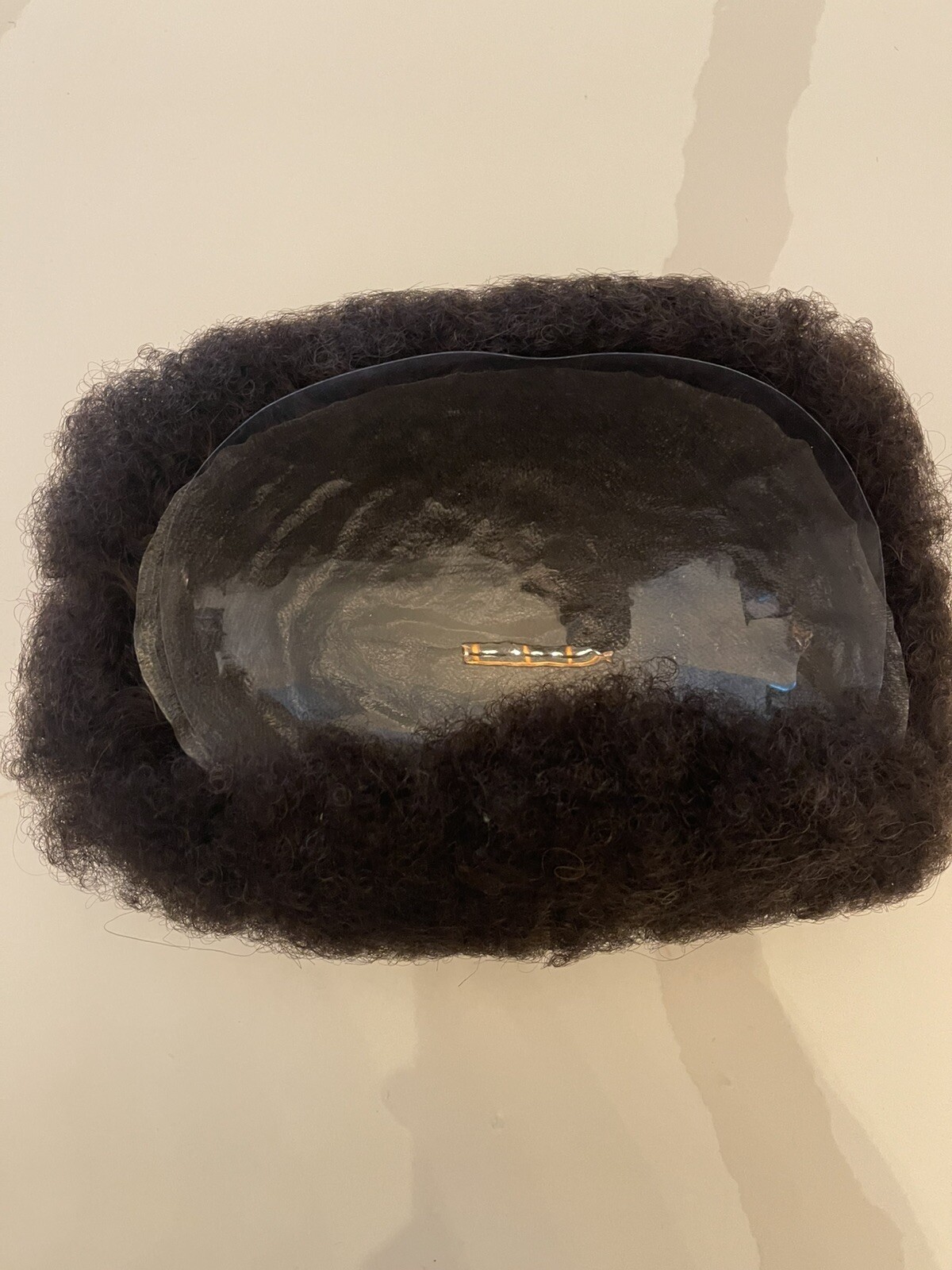 Men’s Afro Hair Unit 6mm #1B PU