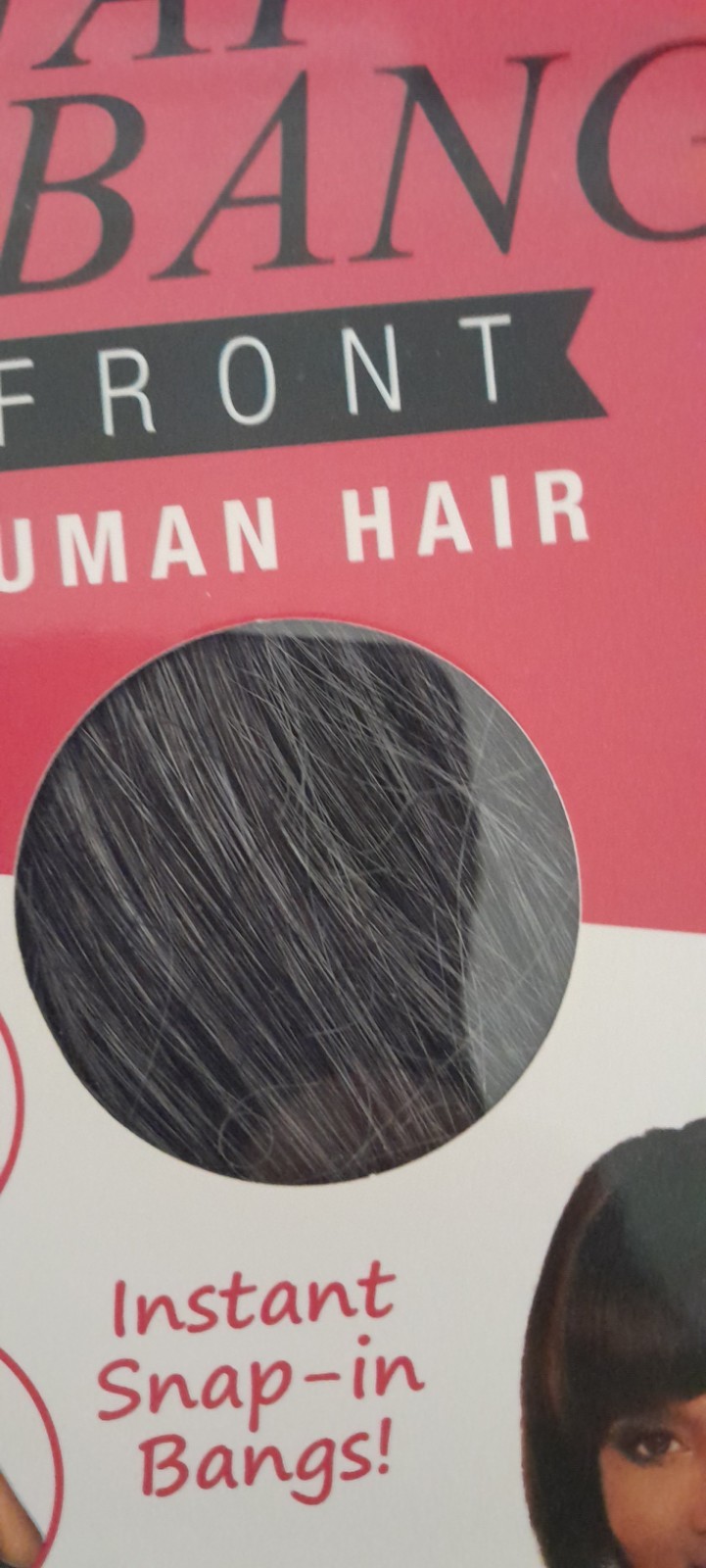 2 NEW Viveca Fox Snap Bang Front Hairpieces Color 44 Gray blend