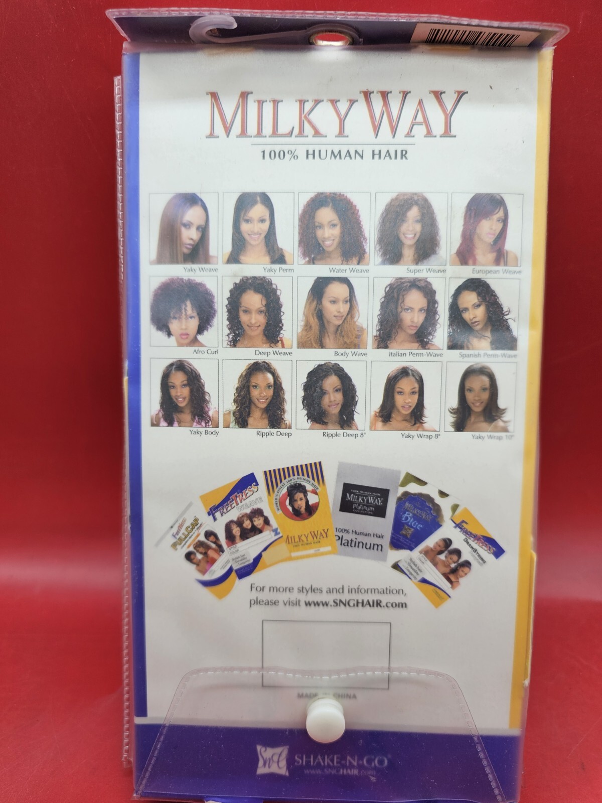 Shake-N-Go Milky Way Spiral Roll 10 Twin Pack 100% Human Hair Color 30 NWT