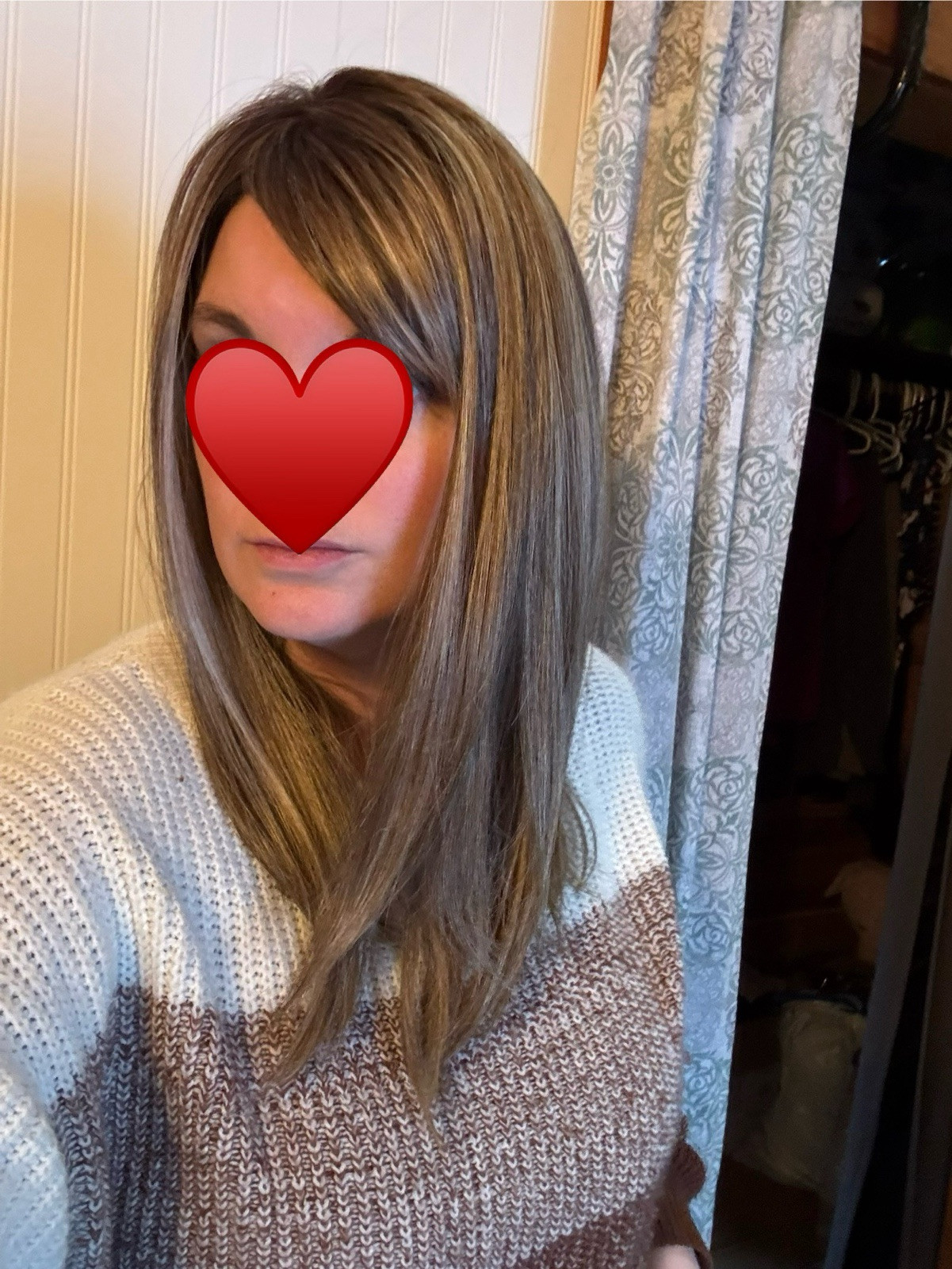 BELLE TRESS LACE FRONT MONO TOP BANGS 16” HF In Brown Sugar Sweetcream