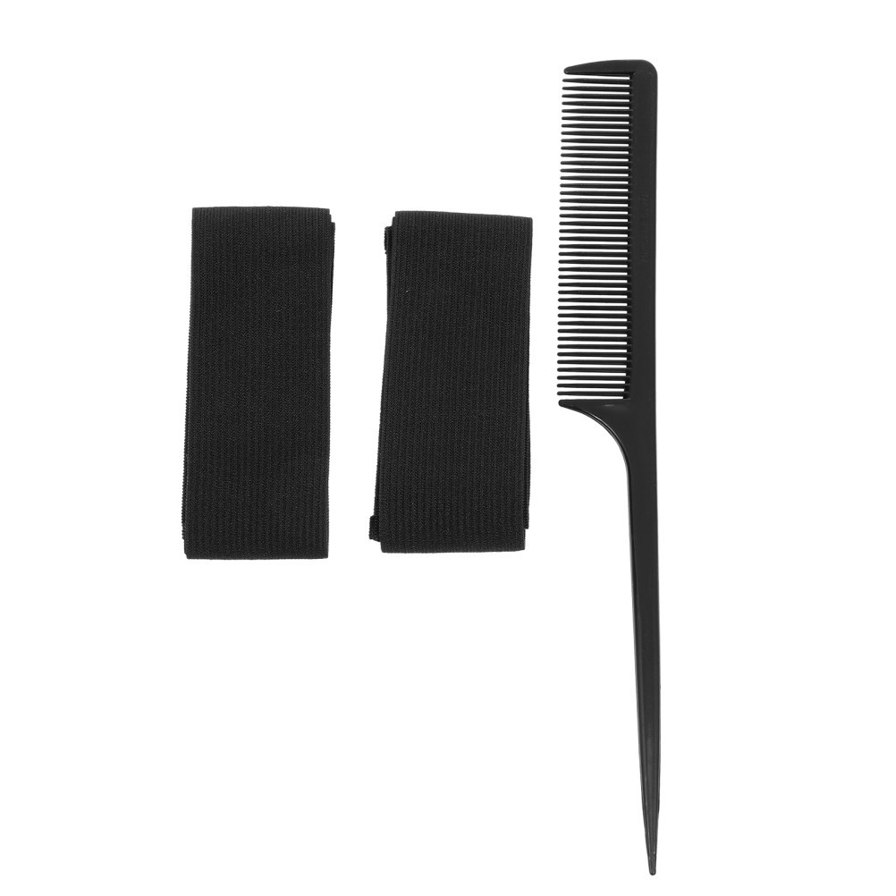 1 Set Adjustable Elastic Wig Band for Wig Black Durable Reusable Strap
