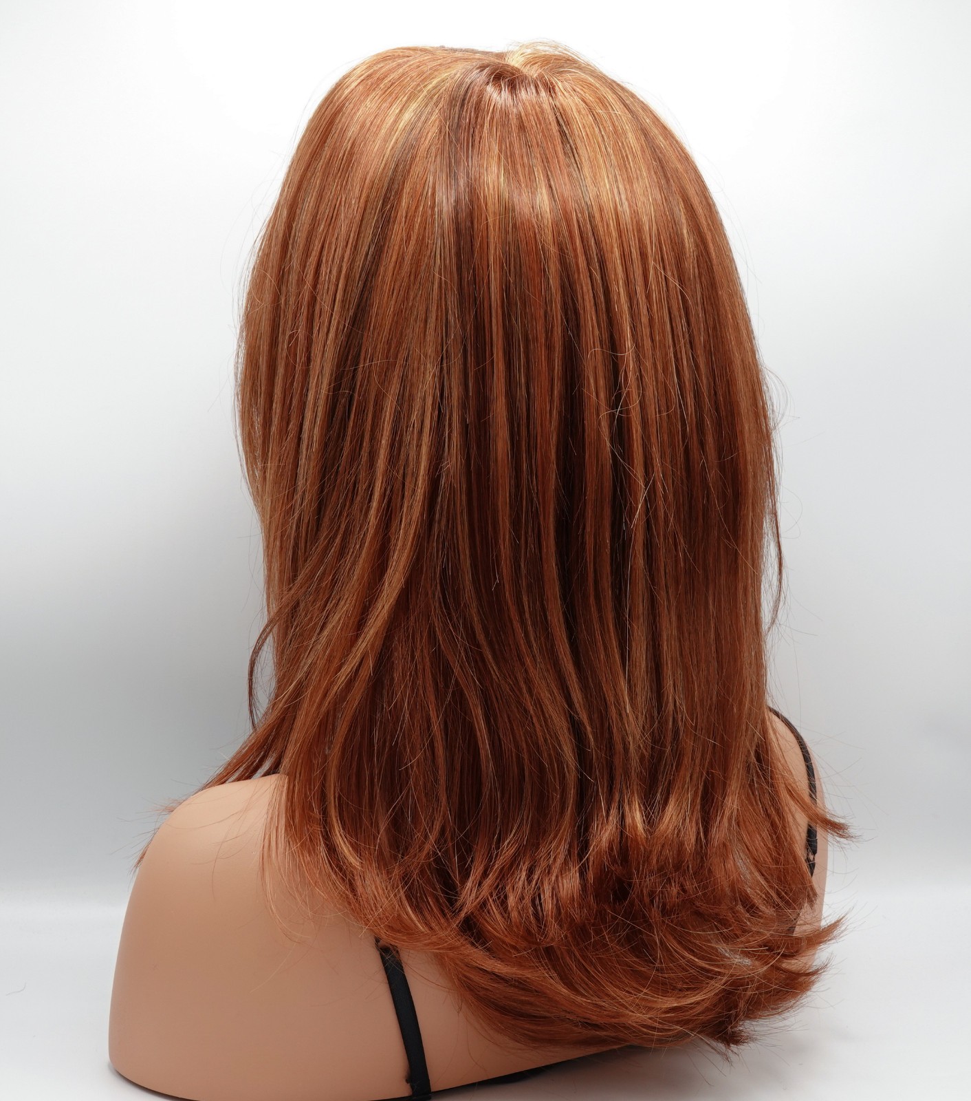 BOBBI Wig by ENVY, Lighter Red, *CLEARANCE!* Mono Top & Lace Front, NEW
