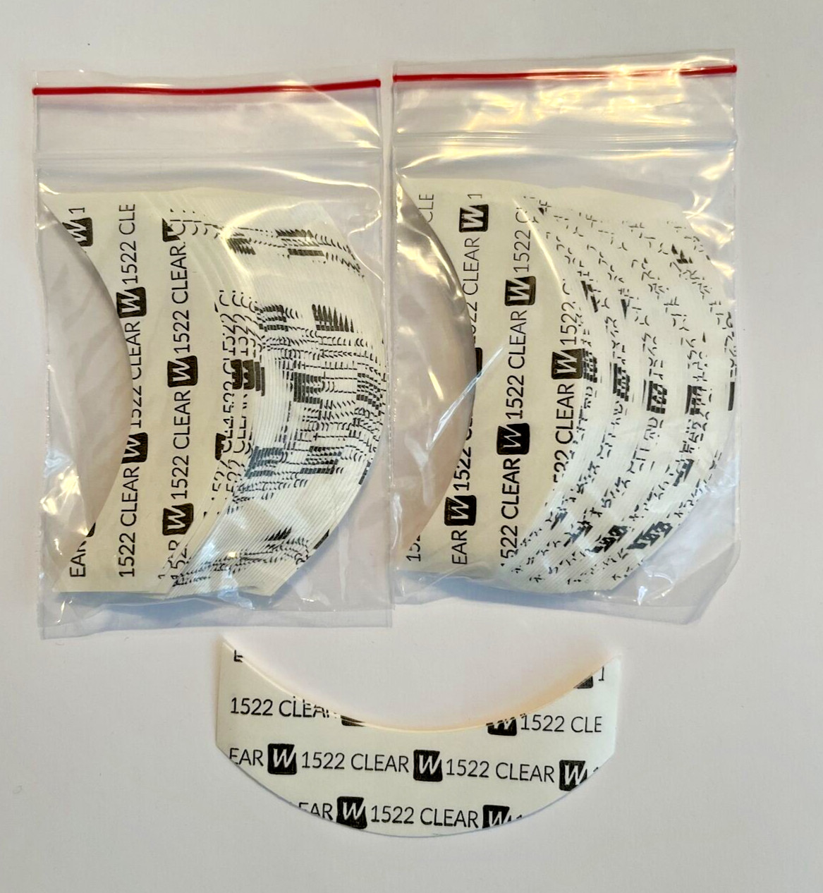 Walker 3M 1522 Hairpiece Tape 72 Pc CC Contour Toupee 2 -Packs- Poly Wig System.