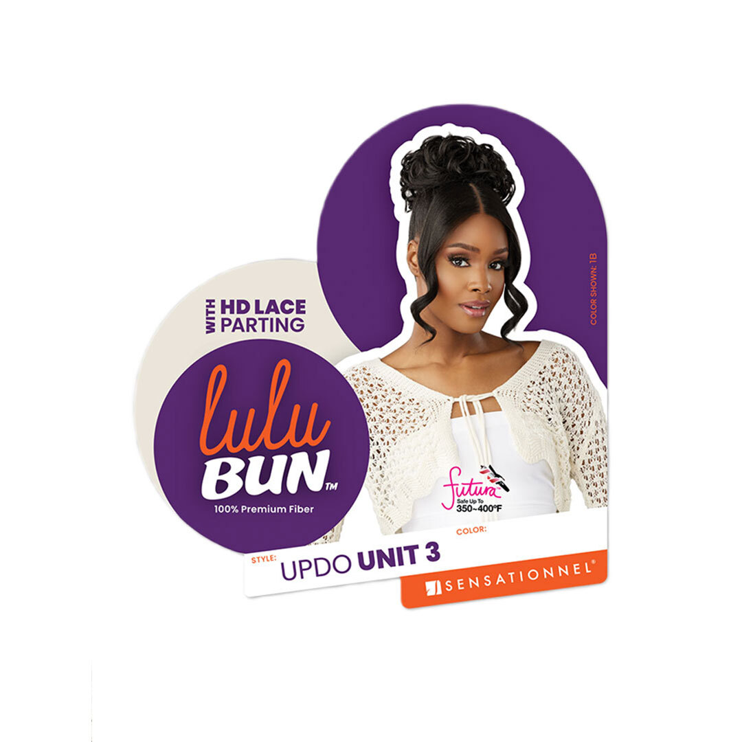 Sensationnel Synthetic Hair Wig Piece Hd Lace Parting Lulu Bun – Updo Unit 3