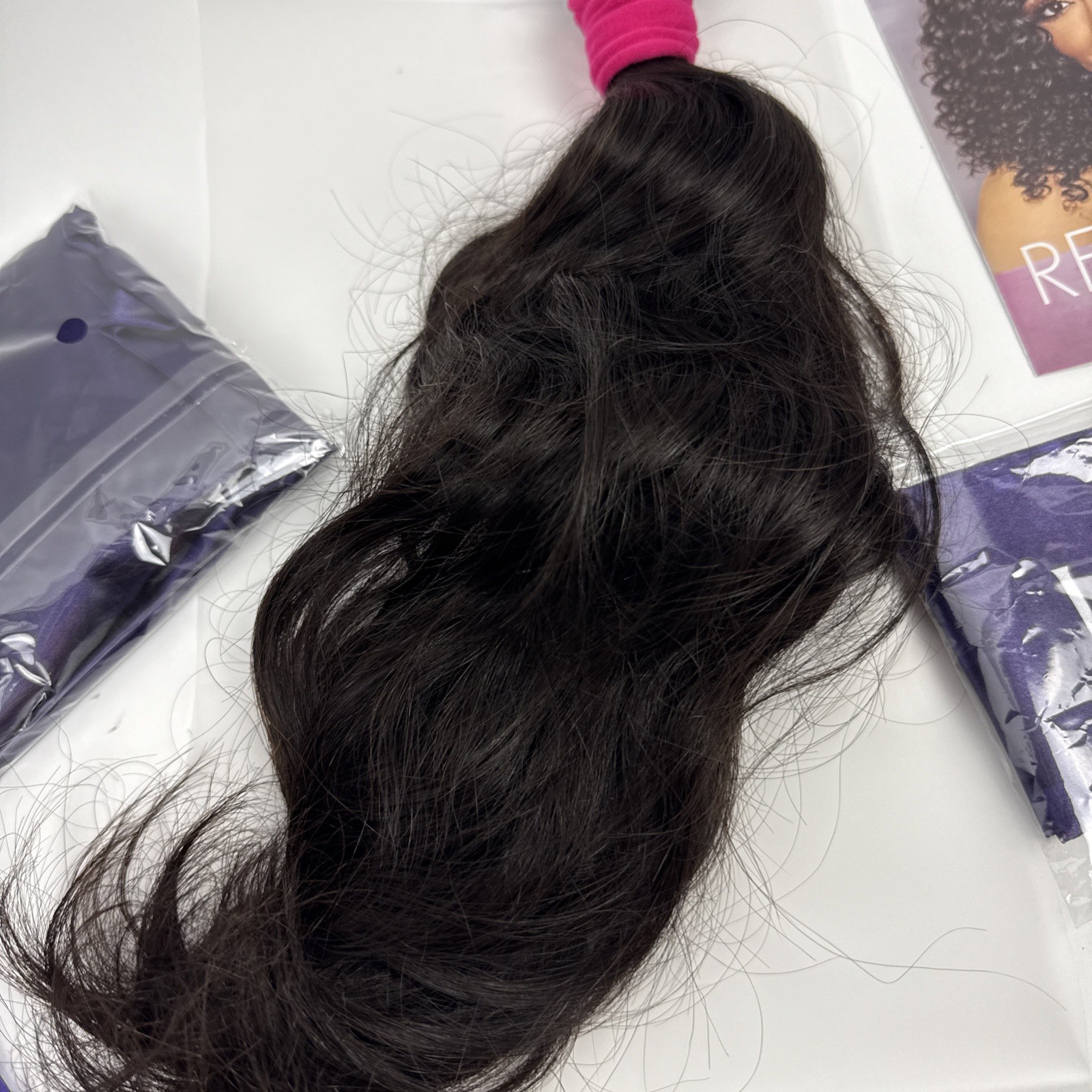 Luvme 2 Pieces Loose Wave 100% Human Hair Bundles 18 Inches Length