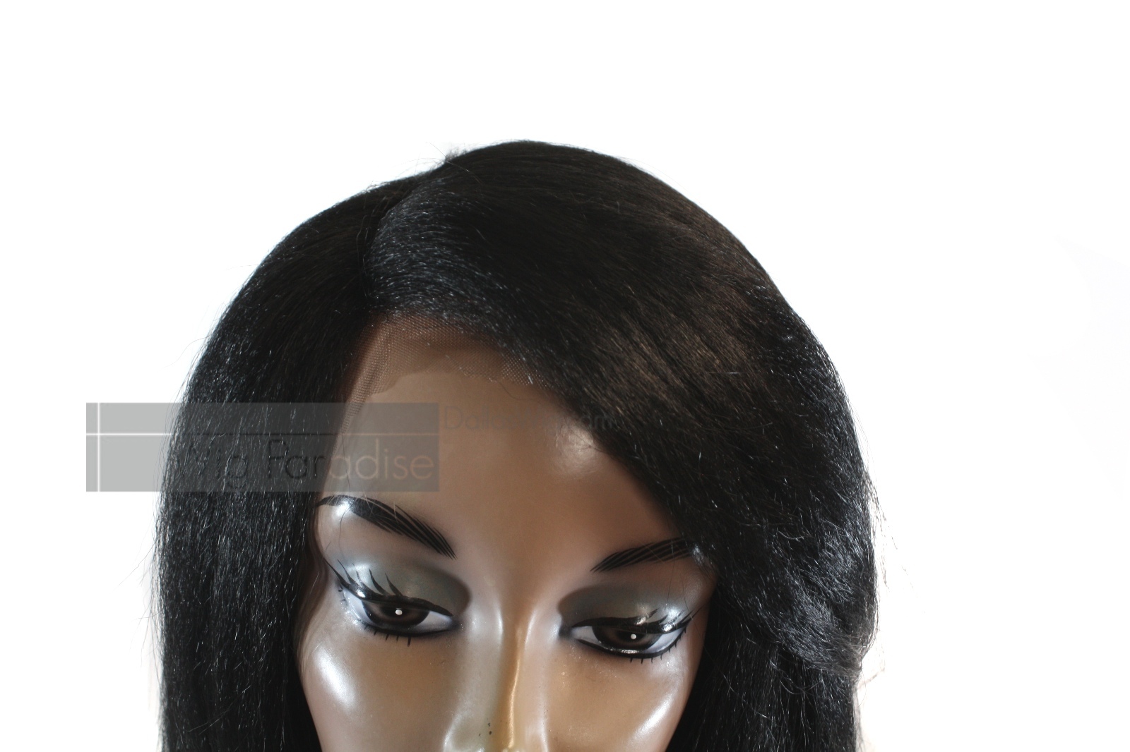 Signature Looks Synthetic Straight Coarse Yaky Texture SK519 Lace Front Wig