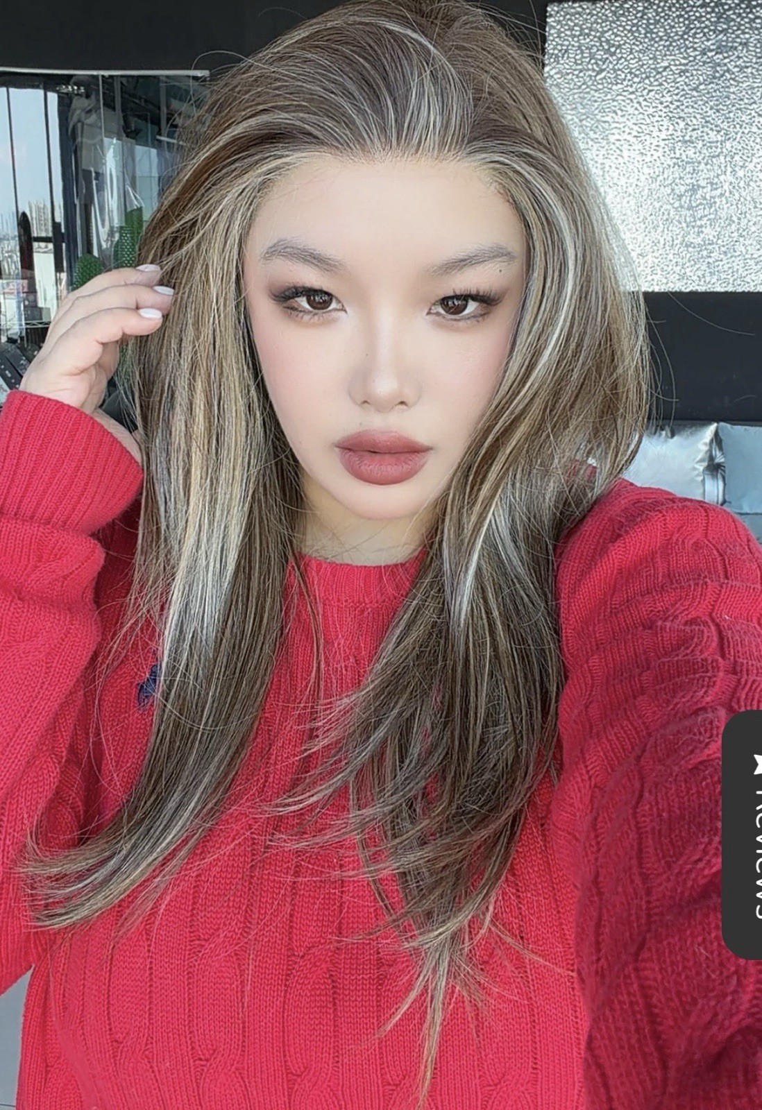 Jbextensions KEL PRO Hazelnut Blonde Highlight Shade 13×6 Snowflake 22 inches