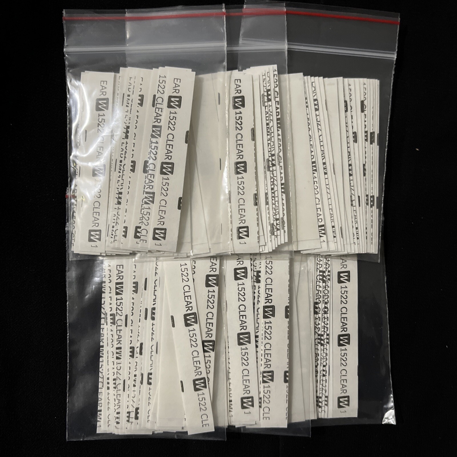 Walker 3M 1522 Hairpiece Tape 216 Pc1/2″ X 3 Straight 6 Pack Poly Wig Toupee-New
