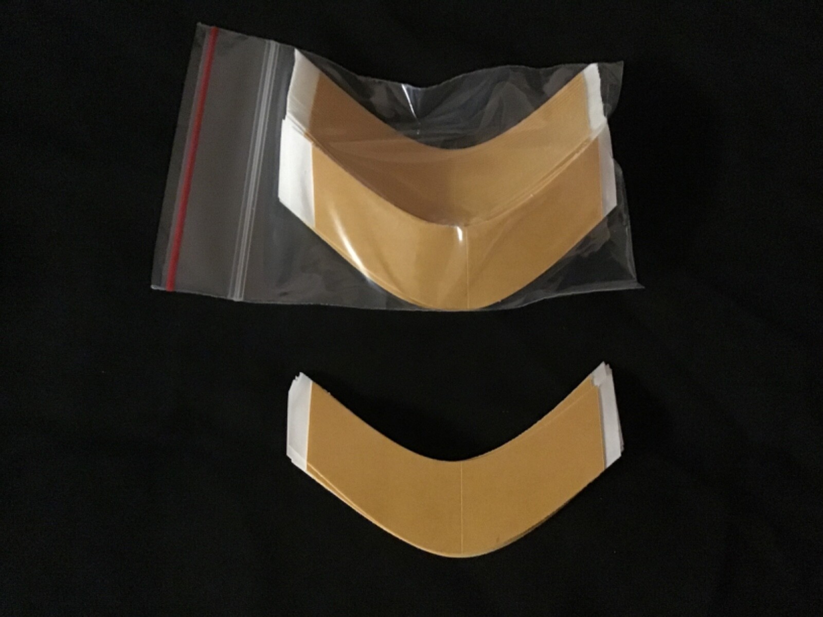 WALKER GERMAN BROWN TAPE_CONTOURS /MINIS_DOUBLE SIDE 36STRIPS _WIG,TOUPEE_PICK 1