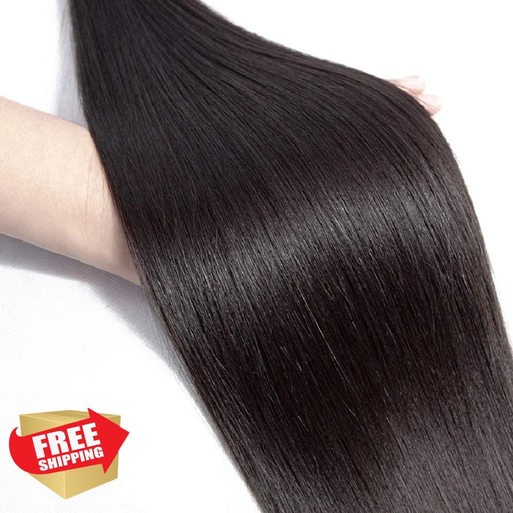 FuivJuix 24-28 Inch #1B Straight Bundles 50g