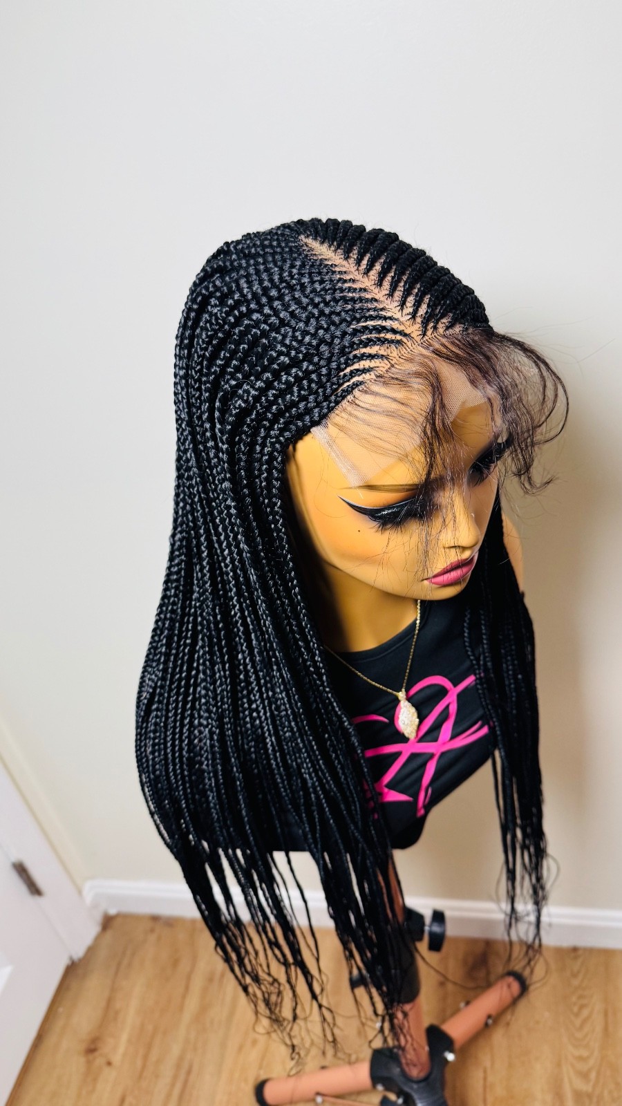 braided wig closure Easy Wear Ready To Ship