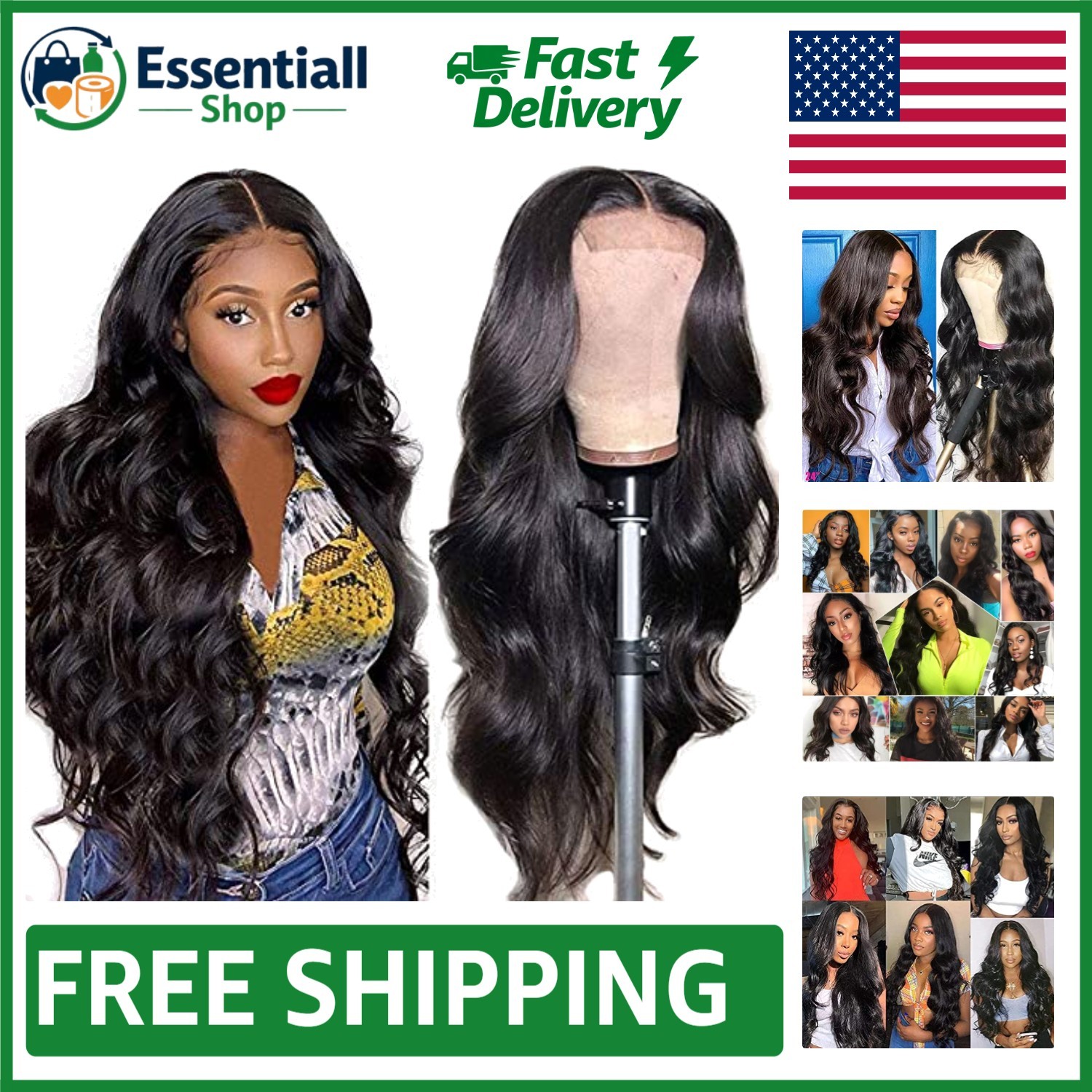 26 Inch Body Wave Lace Front Wig – Lightweight Synthetic for Glamorous Styles