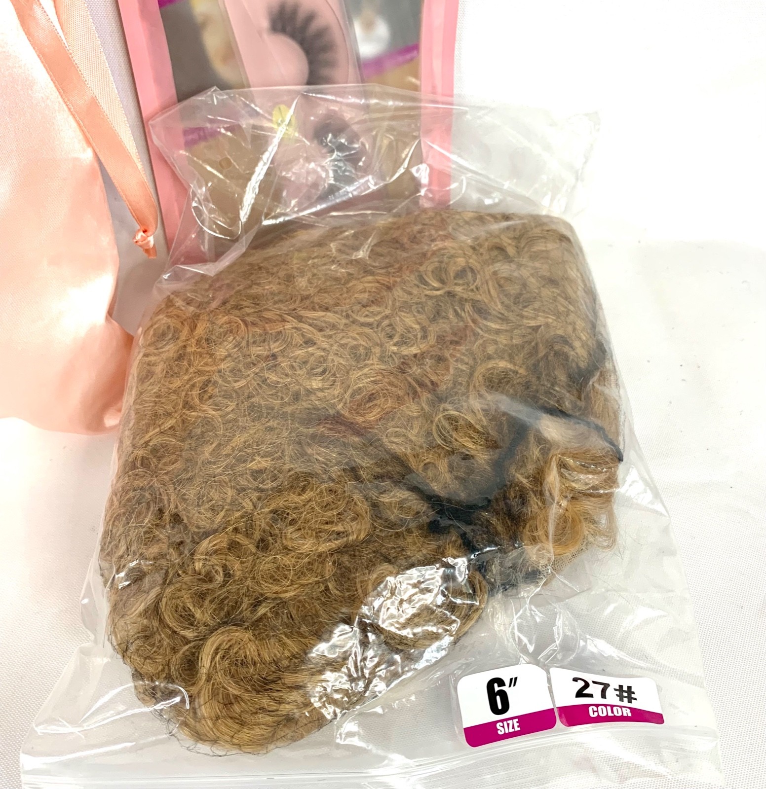 Pixie Cut Wig Dk Blond Short Curly LaceFront HumanHair Plucked Bleach Knots NEW