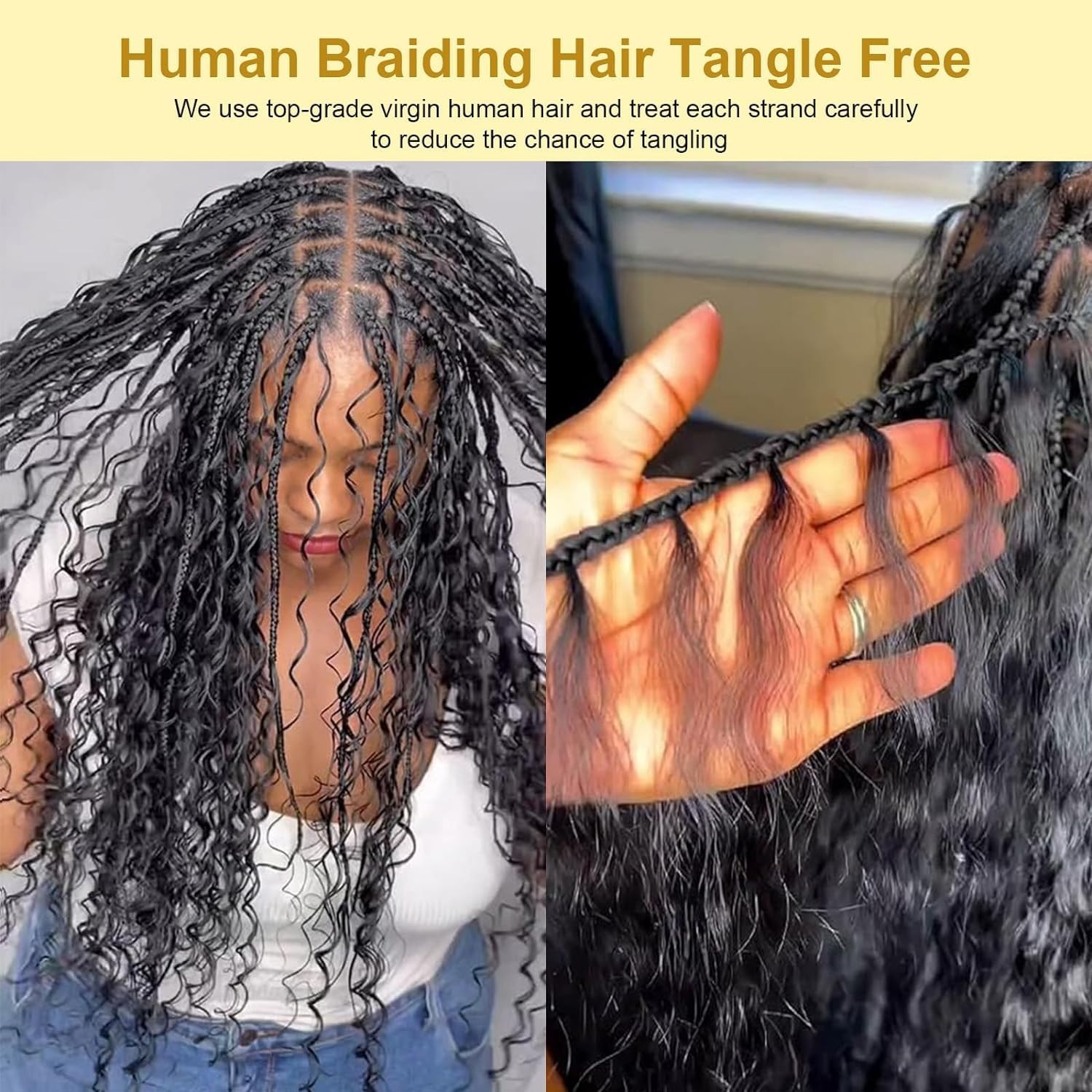 Versatile 150g Curly Water Wave Hair Extensions – 16 Inch for Glamorous Braids