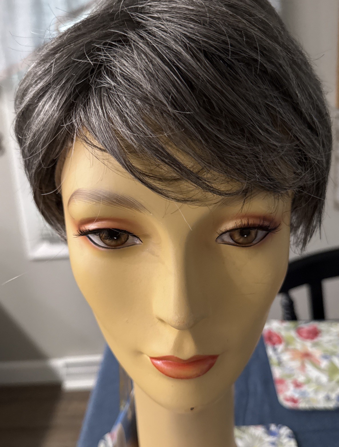 Dream USA US-190 Frisco Color 44 Short Dark Gray Synthetic Wig