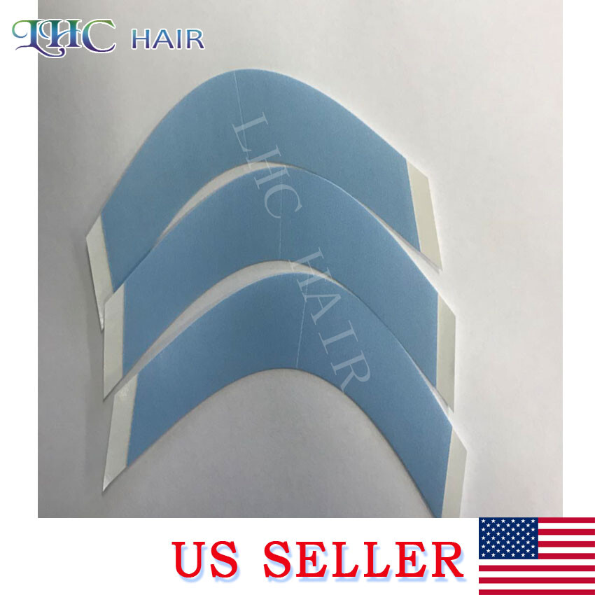 Convenient No-Shine AA Front Contour Double Side Tape Mens Wig Relacement 36pc