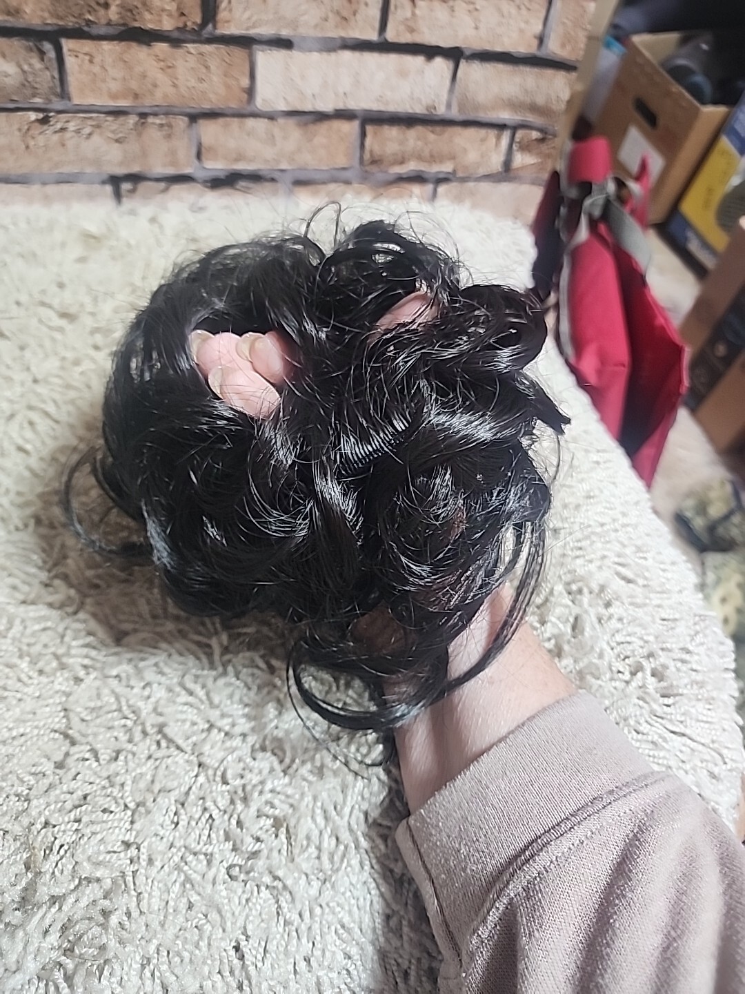 THICK Messy Bun Hair Piece Scrunchie Updo Wrap Hair Extension 5693